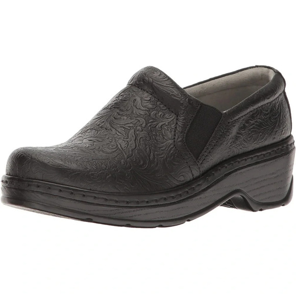 Klogs Women's 8.5 Naples Black Tooled Shoes for Nurses NWT Enhanced Grip - Picture 2 of 8